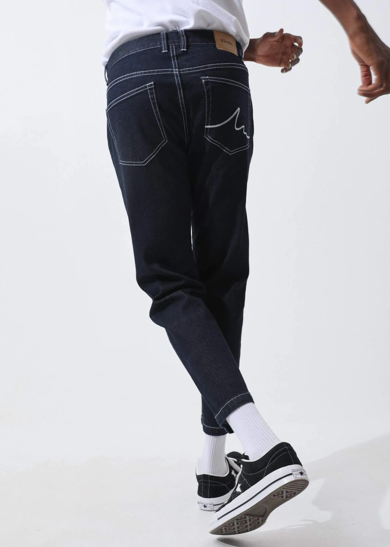 Afends Mens Ninety Twos - Relaxed Fit Denim Jeans