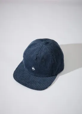 Afends Unisex Killer Wale - Corduroy Snapback Cap - Slate