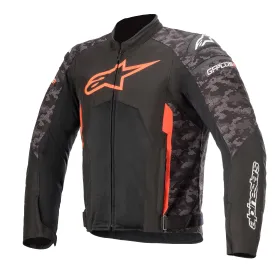 Alpinestars T-Gp Plus R V3 Air Riding Jacket Black Camo Red Fluo