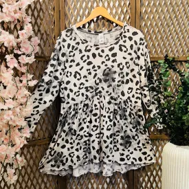 Baby Doll Leopard Top