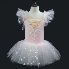 Baby Girl 2024 Ballerina Fairy Party Costume Tutu Dress