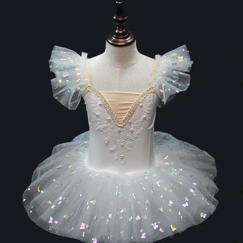 Baby Girl 2024 Ballerina Fairy Party Costume Tutu Dress