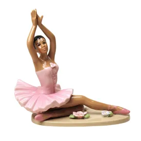 Ballerina in Pink Dress Porcelain Figurine