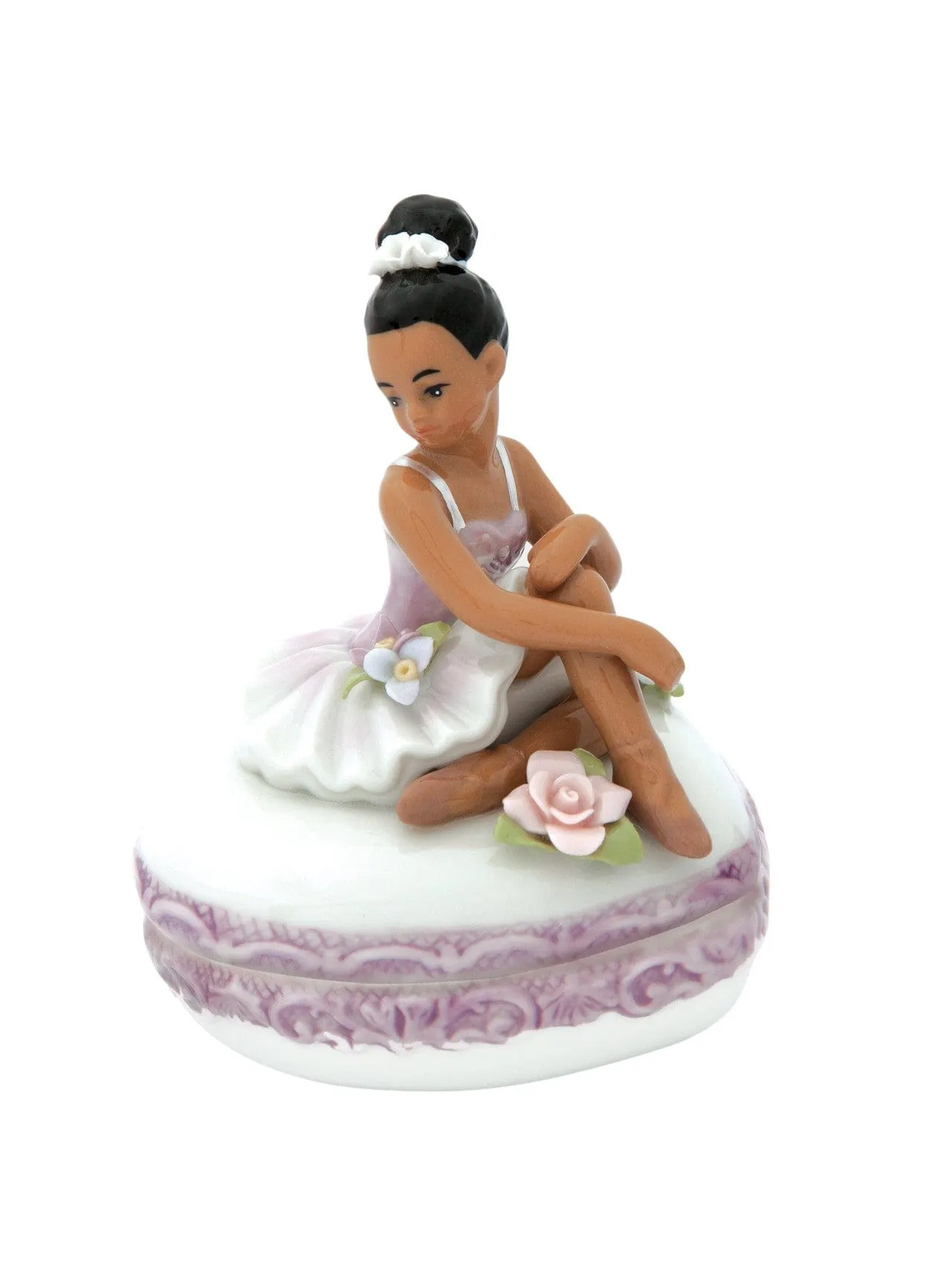 Ballerina Porcelain Trinket Box