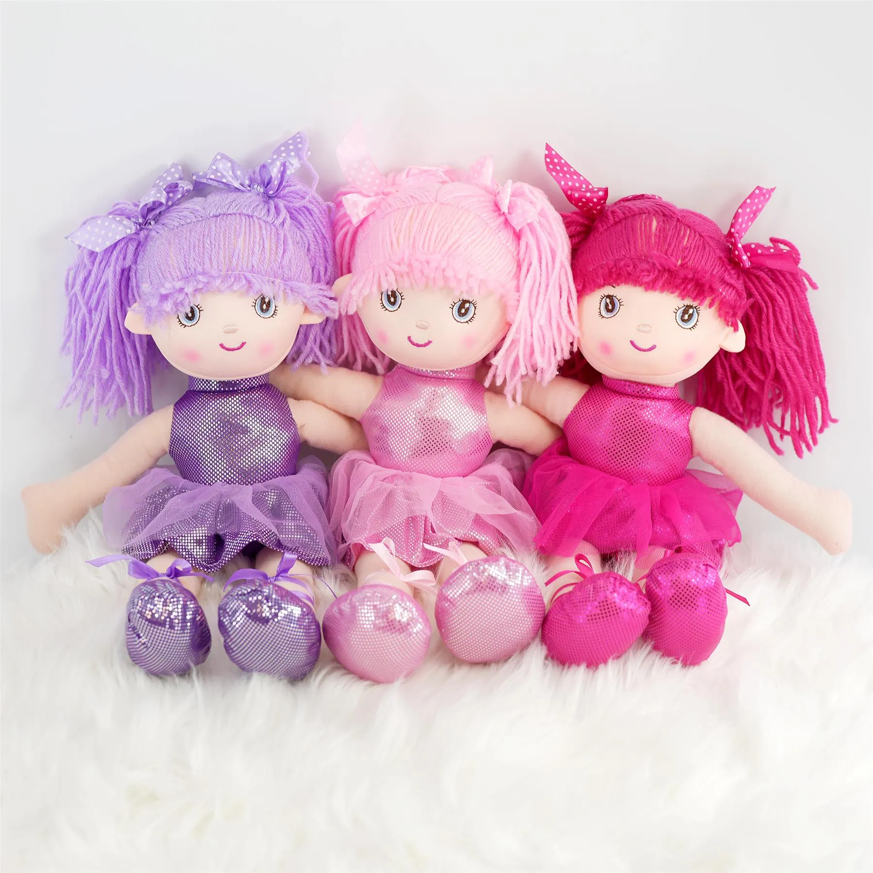 Ballerina Rag Doll 16"