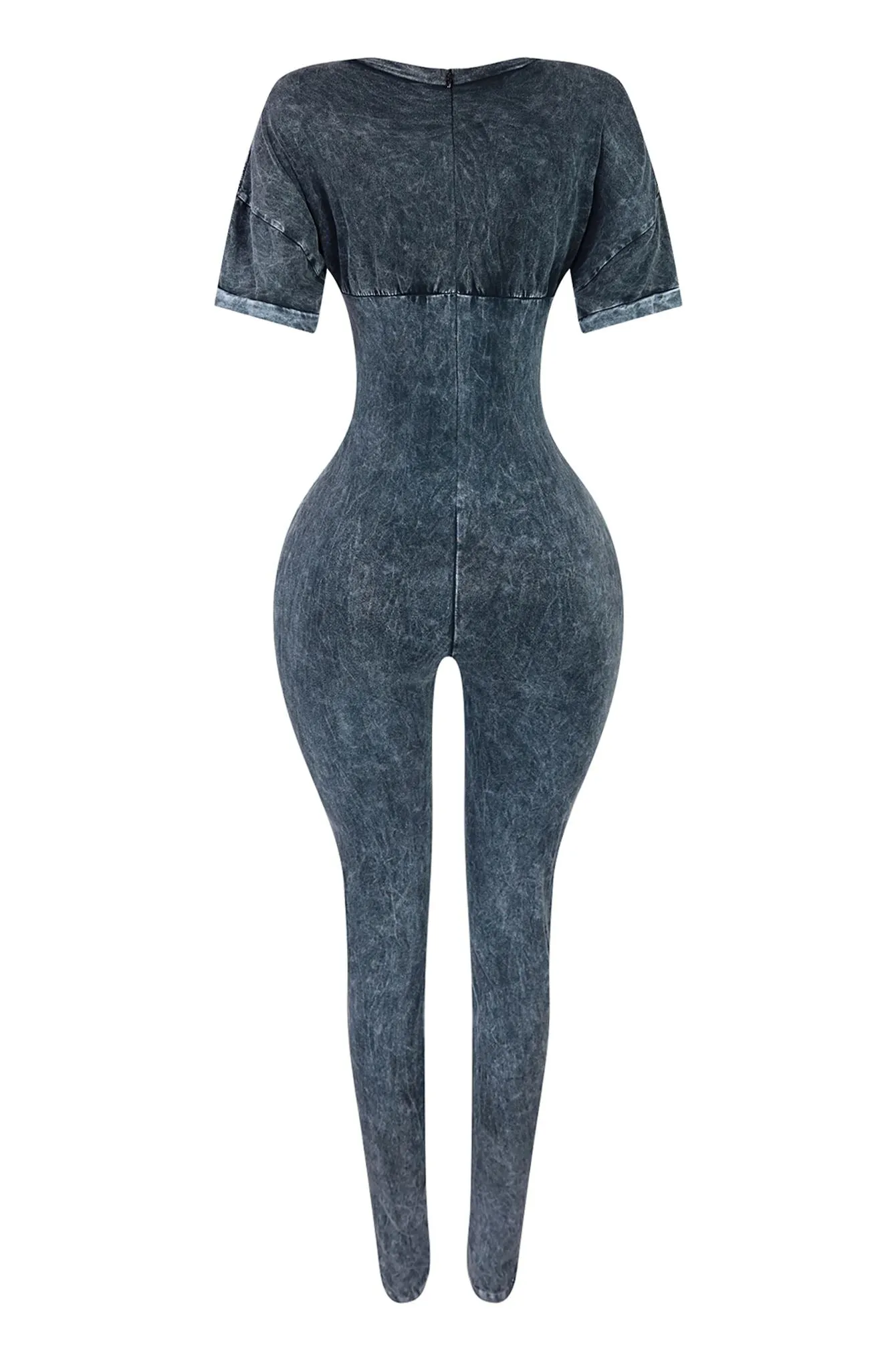 BFFR Mineral Washed Corset Jumpsuit