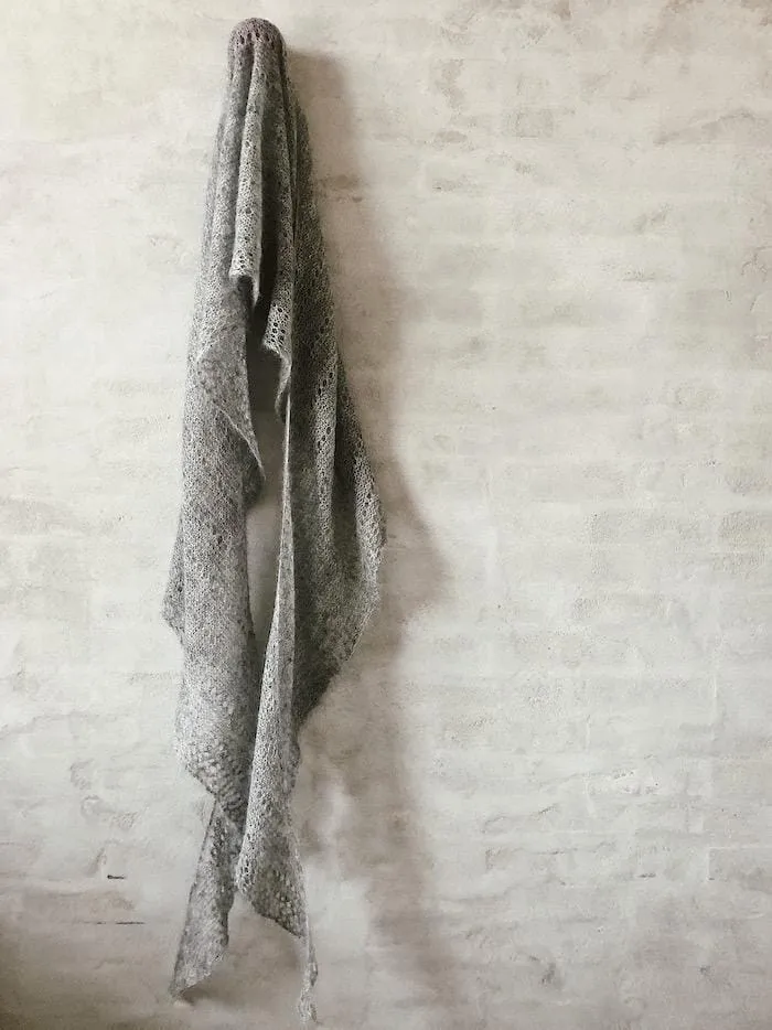 Cloud shawl by Önling, silk mohair knitting kit