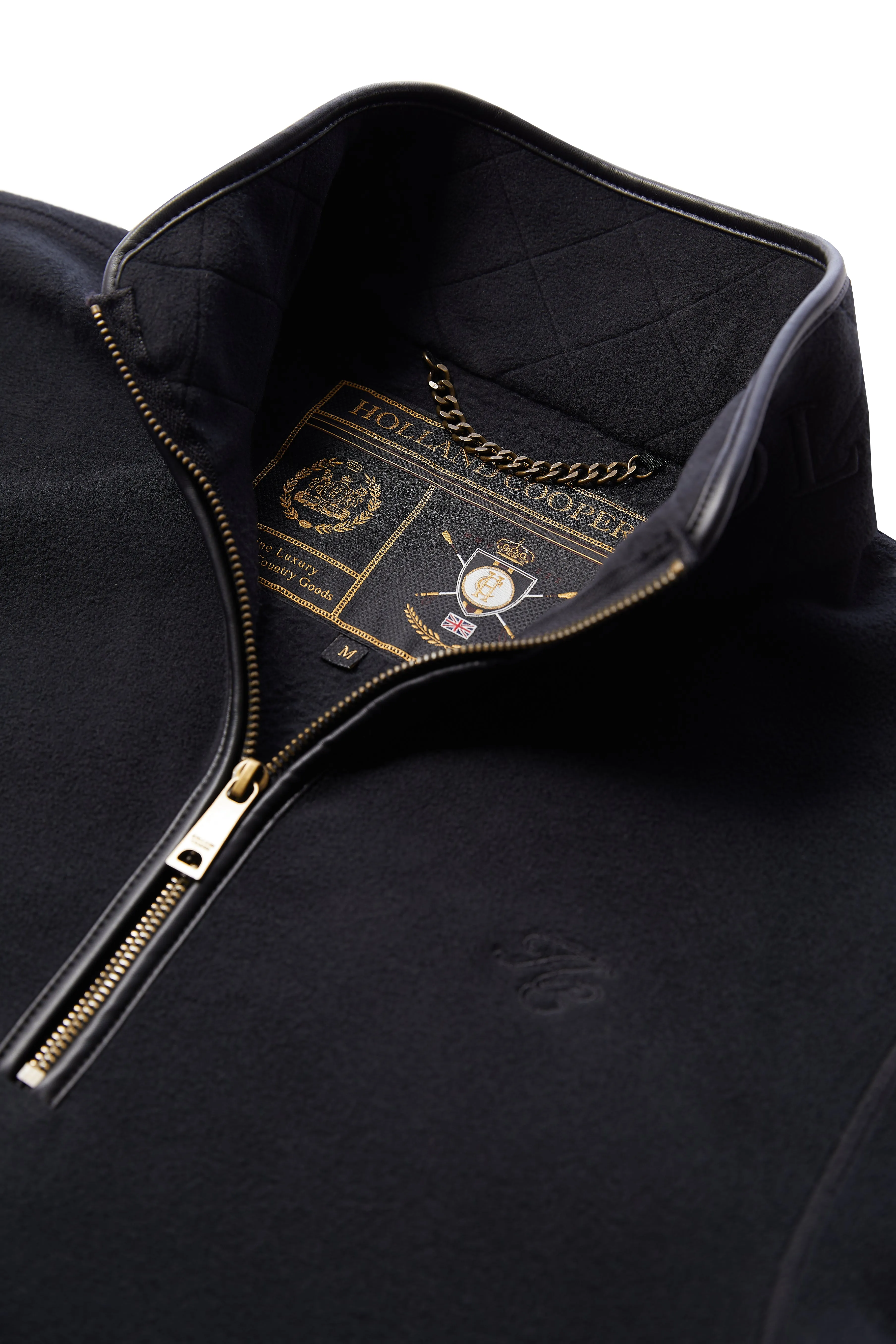 Country Fleece Half Zip (Black)