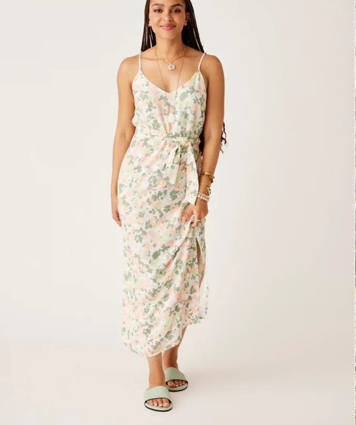 D Macy Dress - cloud wildflower