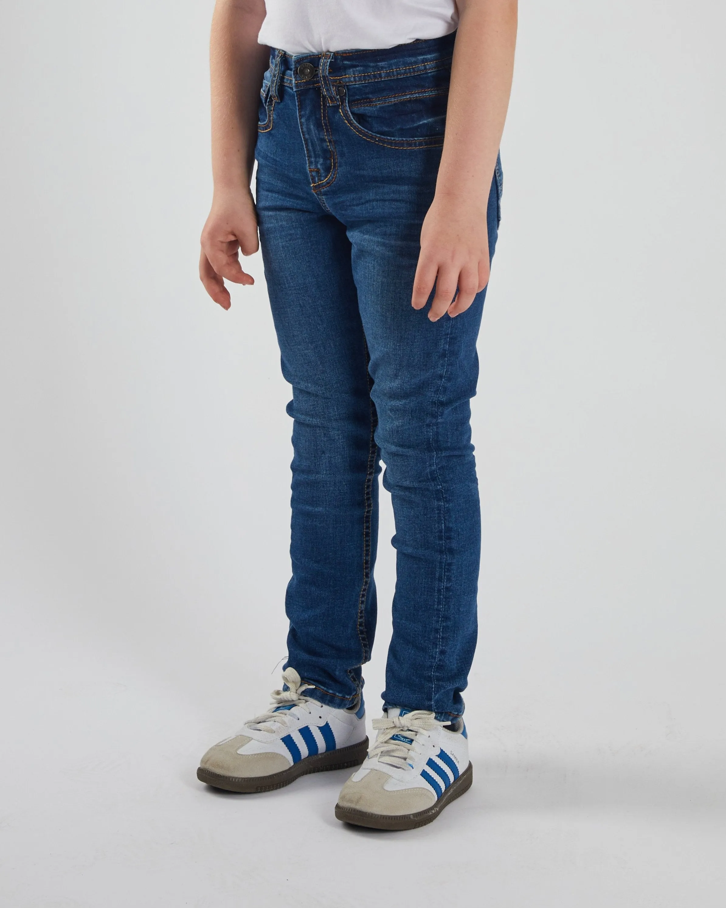 Dean Skinny Jean Mid Wash