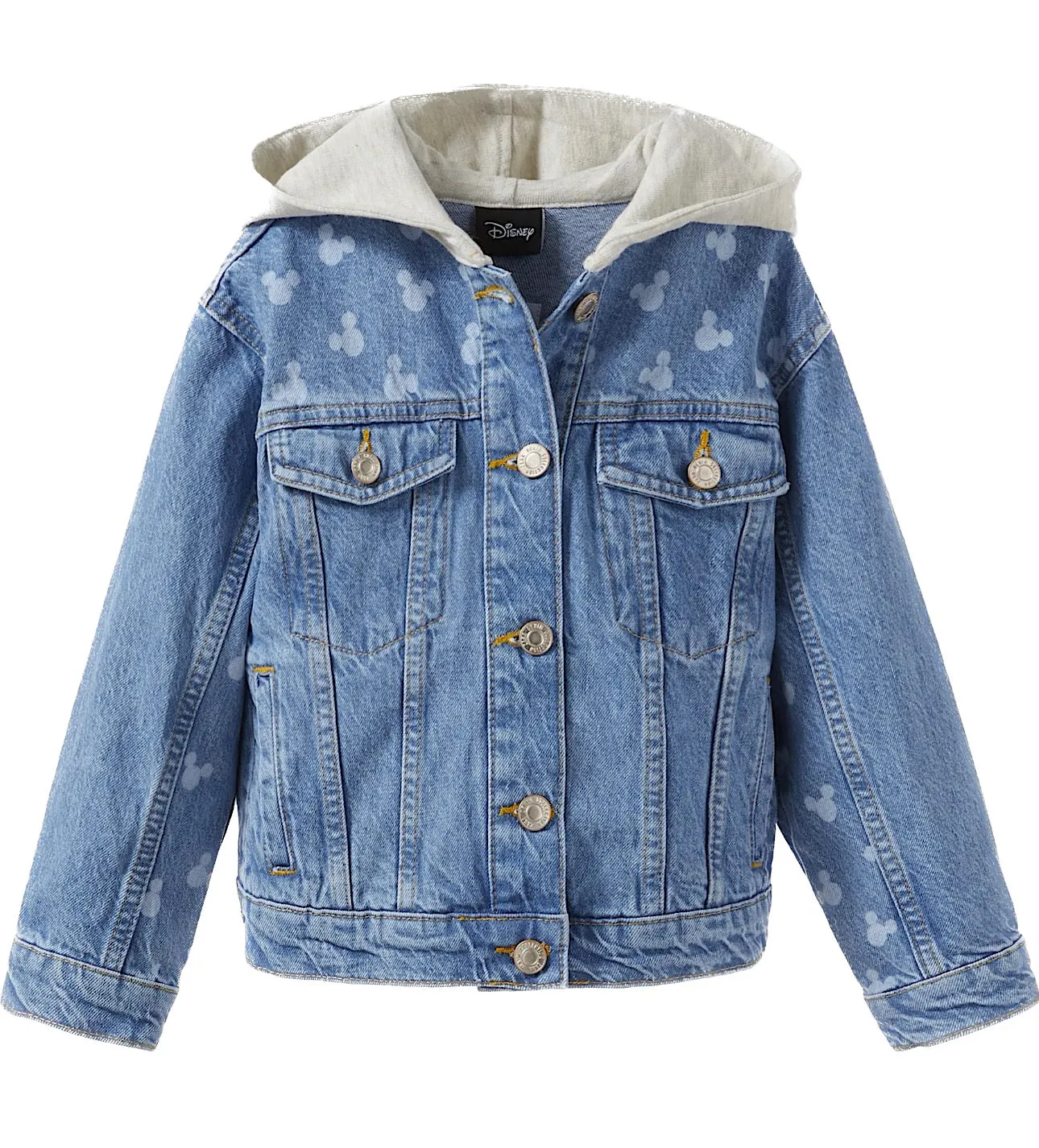 Disney Mickey Mouse Denim Hoodie Jacket