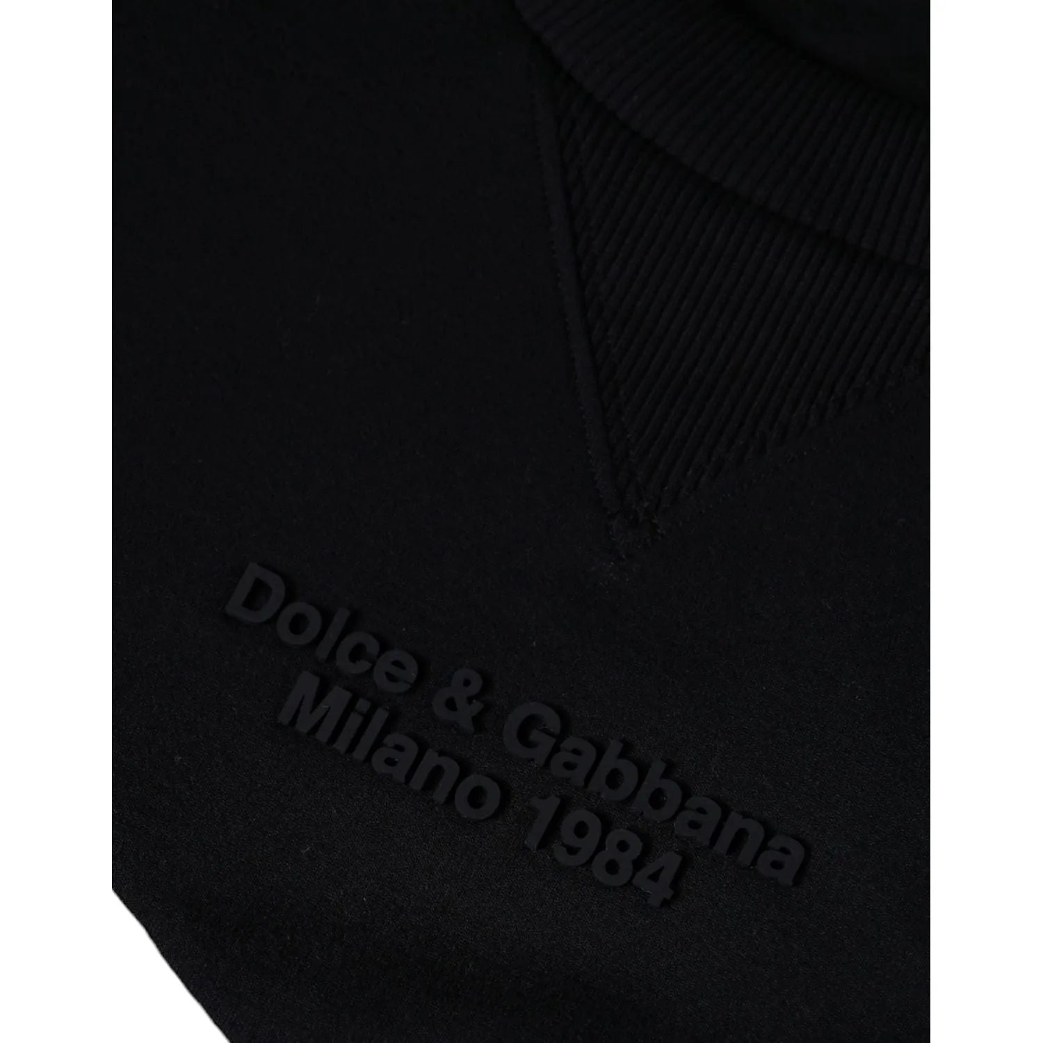 Dolce & Gabbana Black Leopard Crew Neck Sweatshirt Sweater