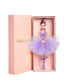 DOLLY® BALLERINA DOLL WITH PURPLE TUTU DRESS - Bjd 12 joints 12 inch 30 cm 1/6 scale fashion doll