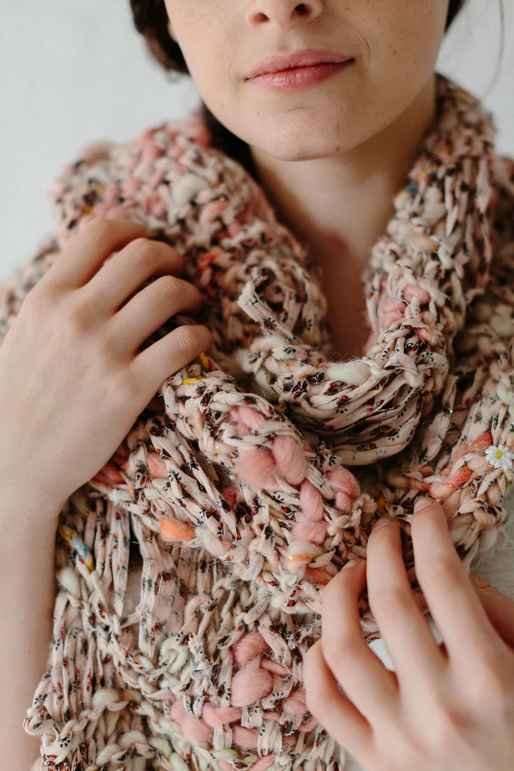 Dotted Sea Wave Shawl Pattern