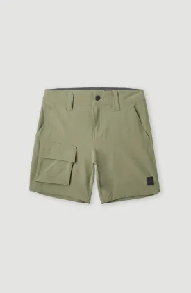 Easton Cargo Hybrid Shorts | Deep Lichen Green