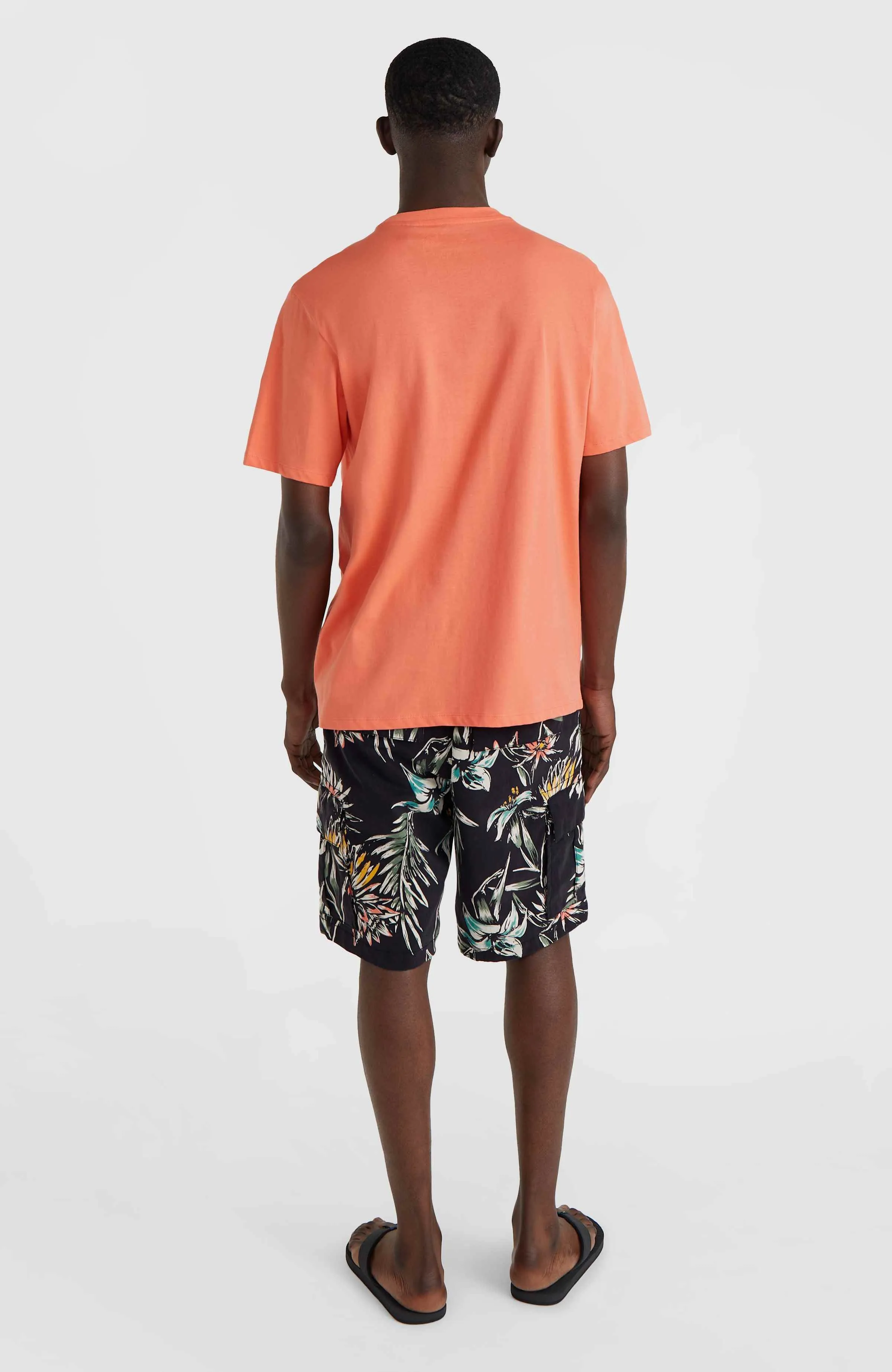 Essentials Cargo Shorts | Black Tropicana