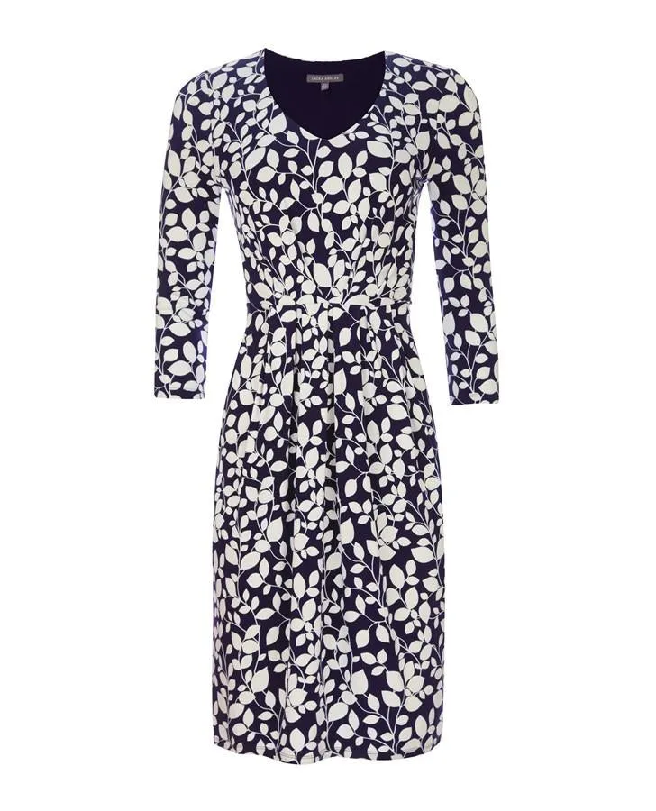 Floral Pintuck Theresa Dress