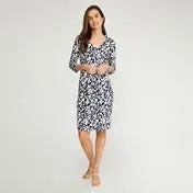 Floral Pintuck Theresa Dress