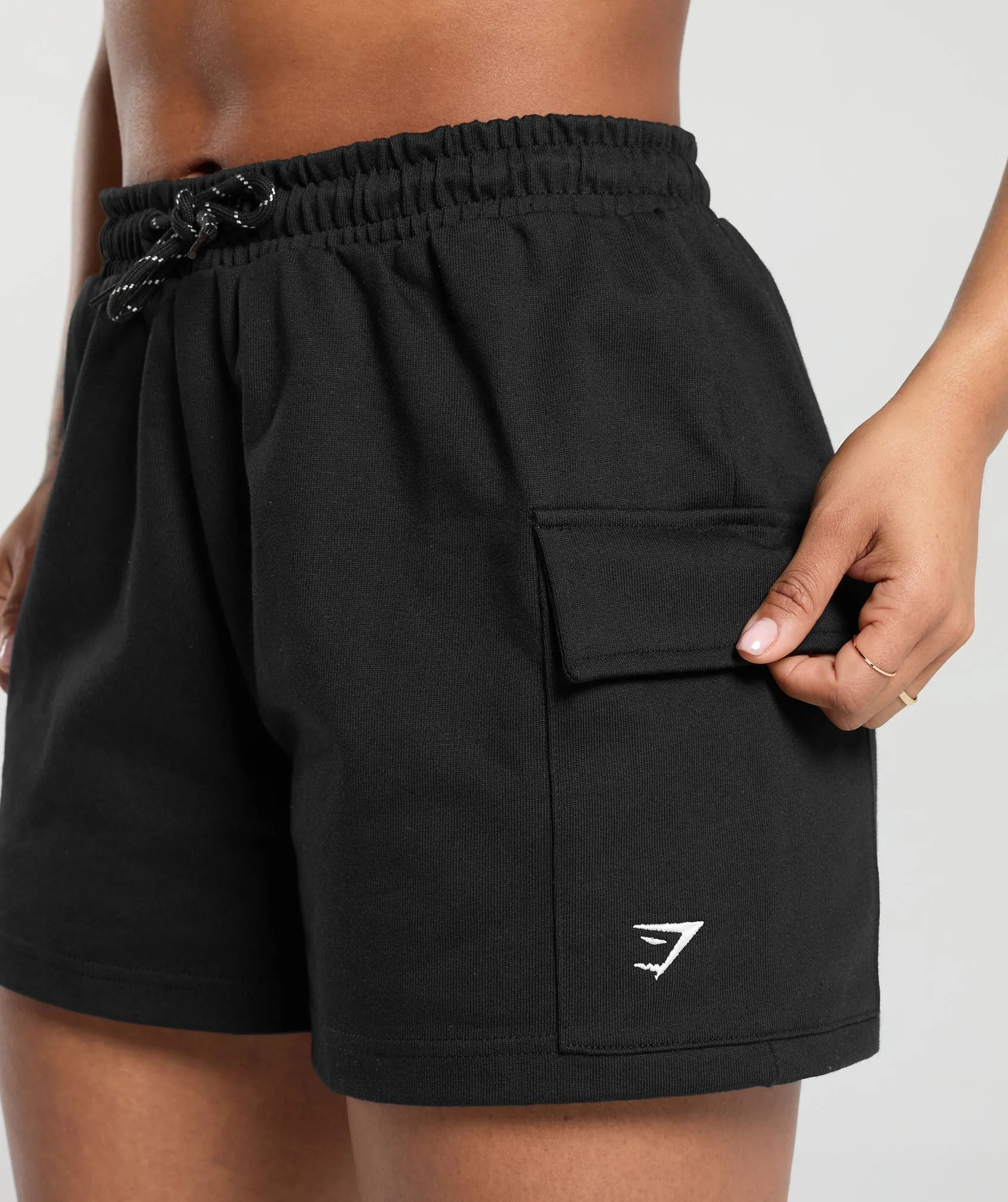 Gymshark Cargo Pocket Shorts - Black