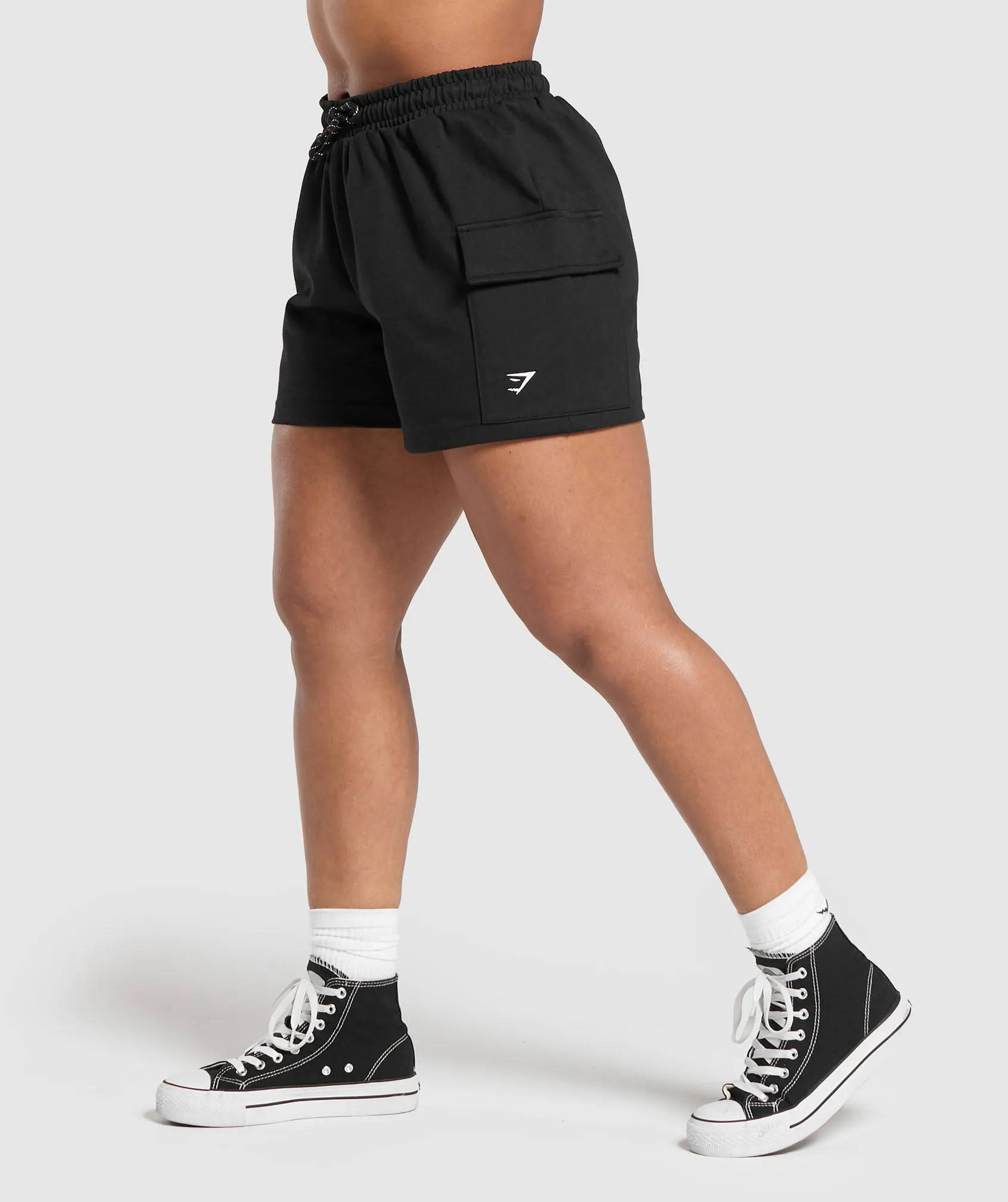 Gymshark Cargo Pocket Shorts - Black