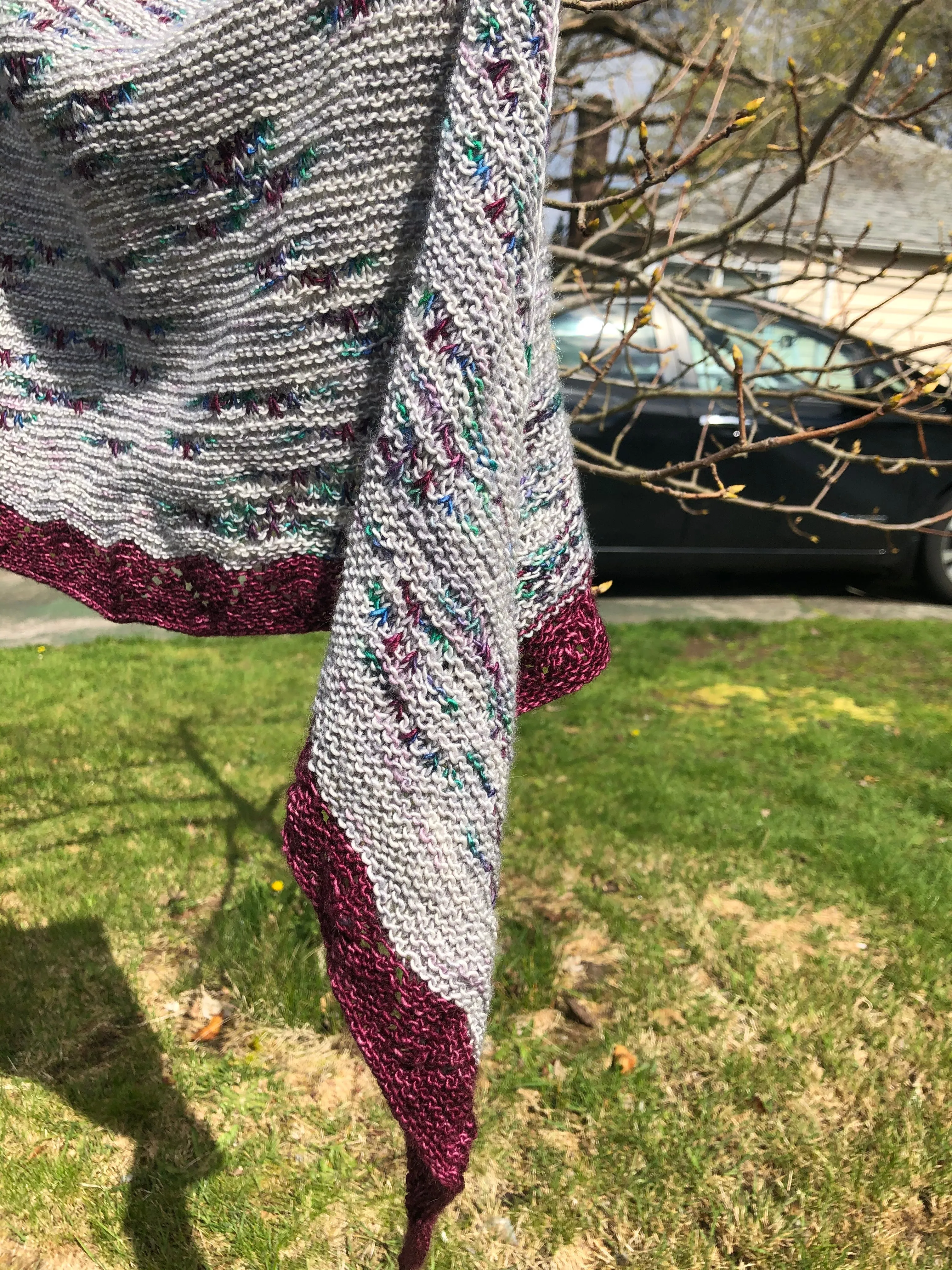 Hope Springs Eternal Shawl PDF Pattern, Norwegian