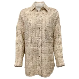 Iro Beige Tweed Watali Shirt