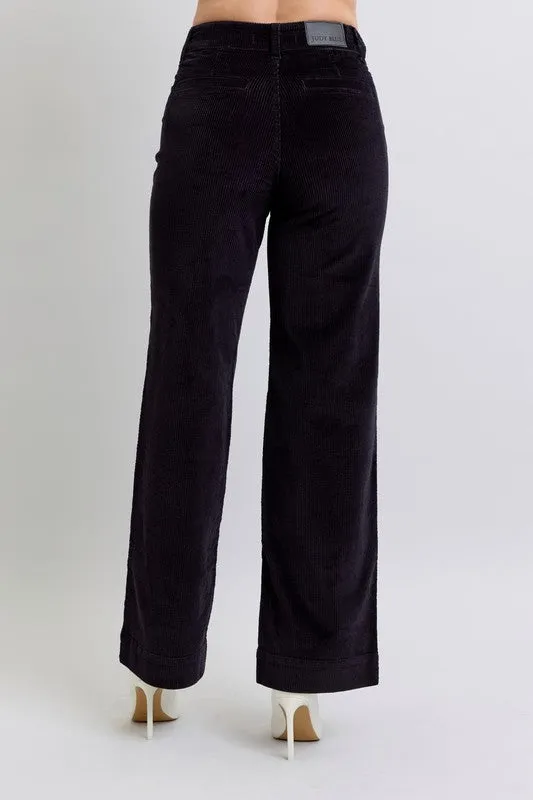 JB133 - BLACK CORDUROY TROUSER