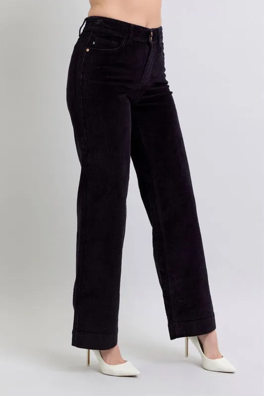 JB133 - BLACK CORDUROY TROUSER