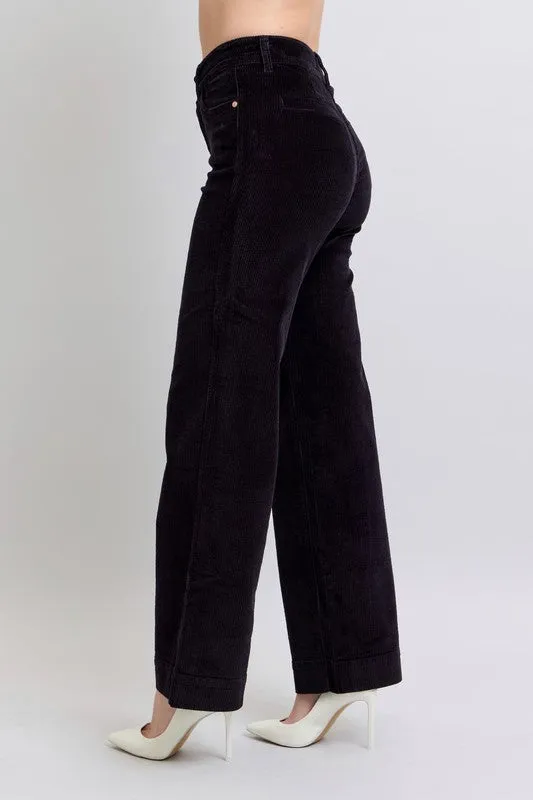 JB133 - BLACK CORDUROY TROUSER