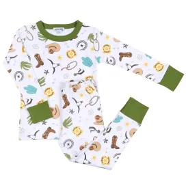 Magnolia Baby Long Sleeve PJ Set - Howdy Partner!