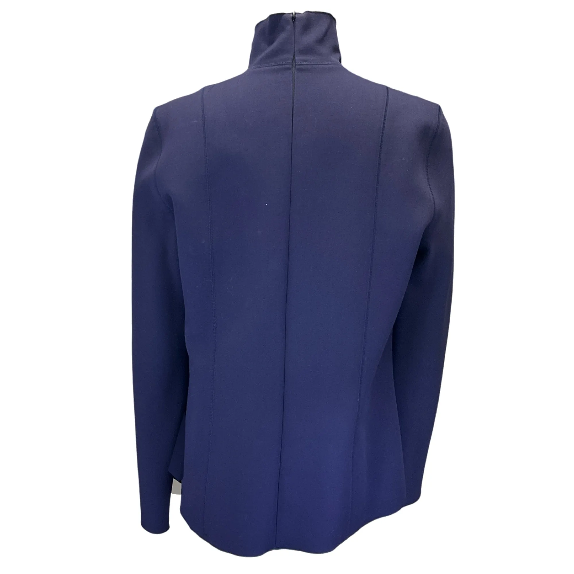 Maison Rabih Kayrouz Navy Blue Double Crepe Top