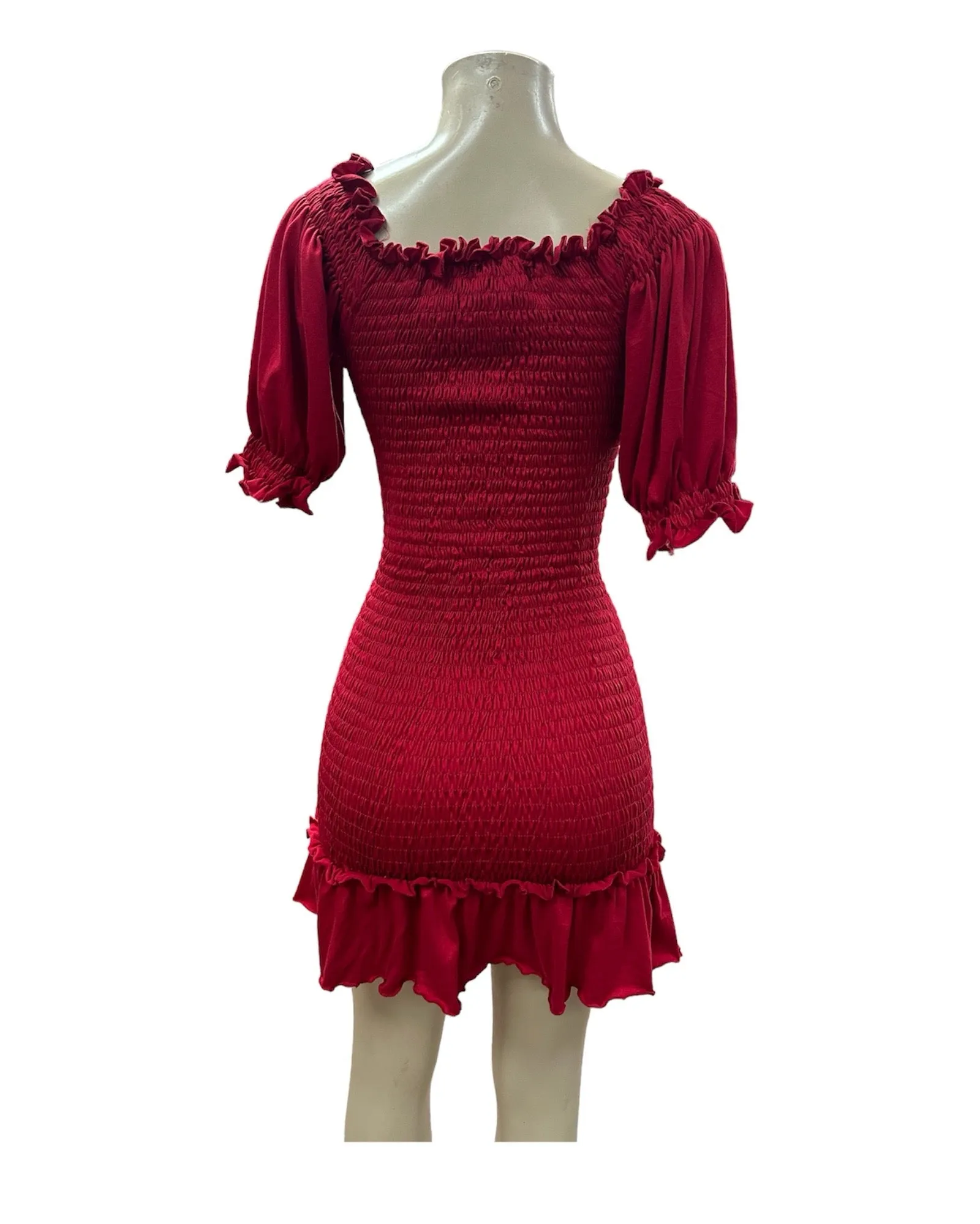 Maribel Mexican Red Dress