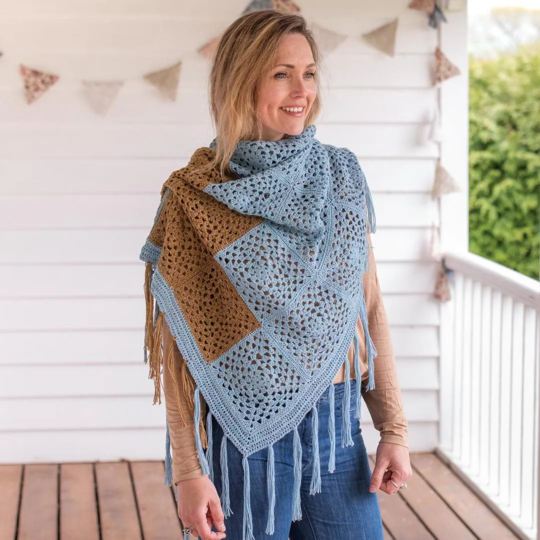 Perpetual Dawn Shawl Kit