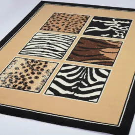 Safari Skin Boxed Rug - Texas