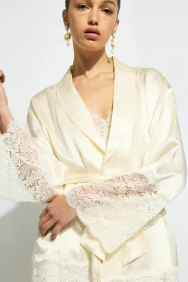 Silk Lace Robe