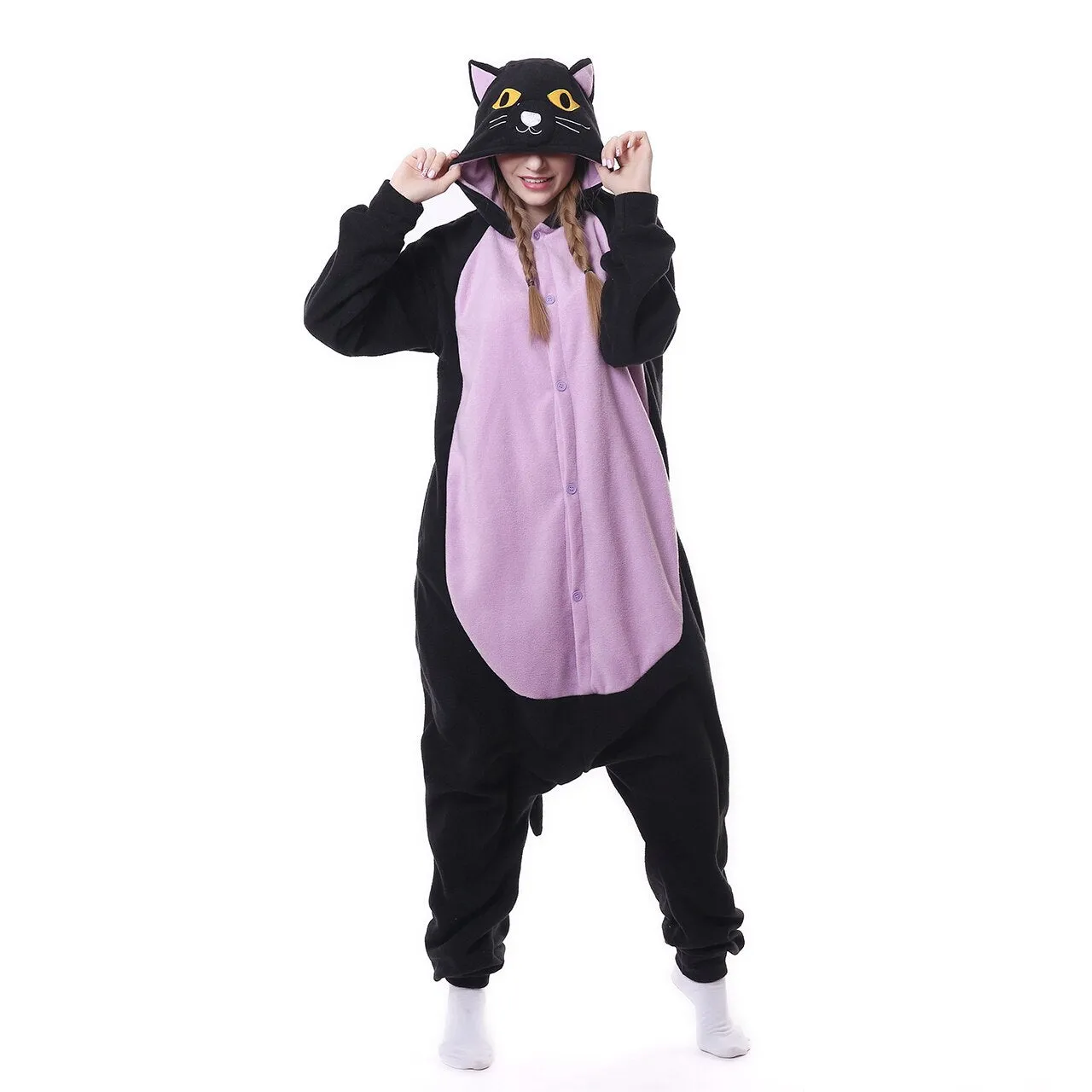 Winter Adult Animal Mike Duck Onesies Shark Cat Fox Kigurumi Pajamas Monkey Cartoon Costumes Jumpsuits Christmas Hooded