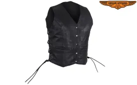 Women's Black Gun Pocket Vest