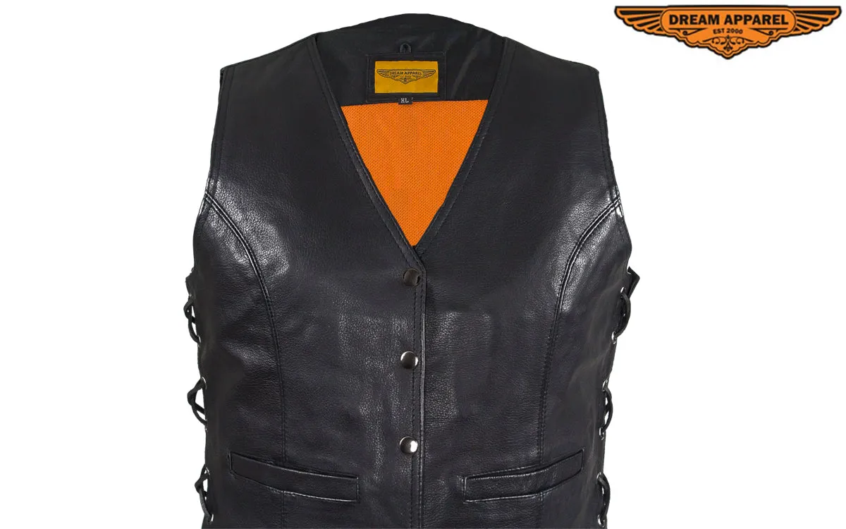 Women's Black Gun Pocket Vest