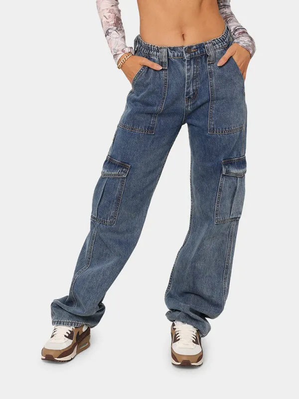 Women's Relaxed Cargo Jeans